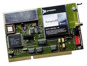 Use the RangeLAN2 7100 ISA Card to wirelessly connect your desktop to the network.